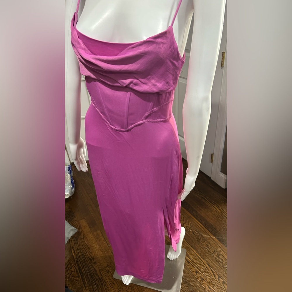 Pink sleeveless dress